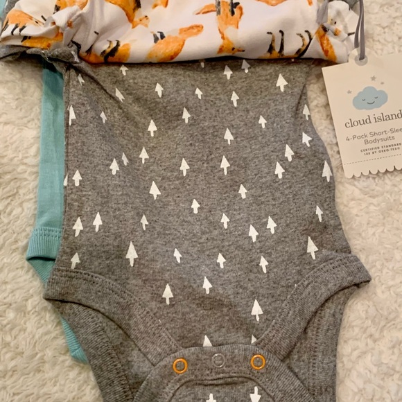 Cloud Island 4 Piece Onesie Set - Picture 2 of 5